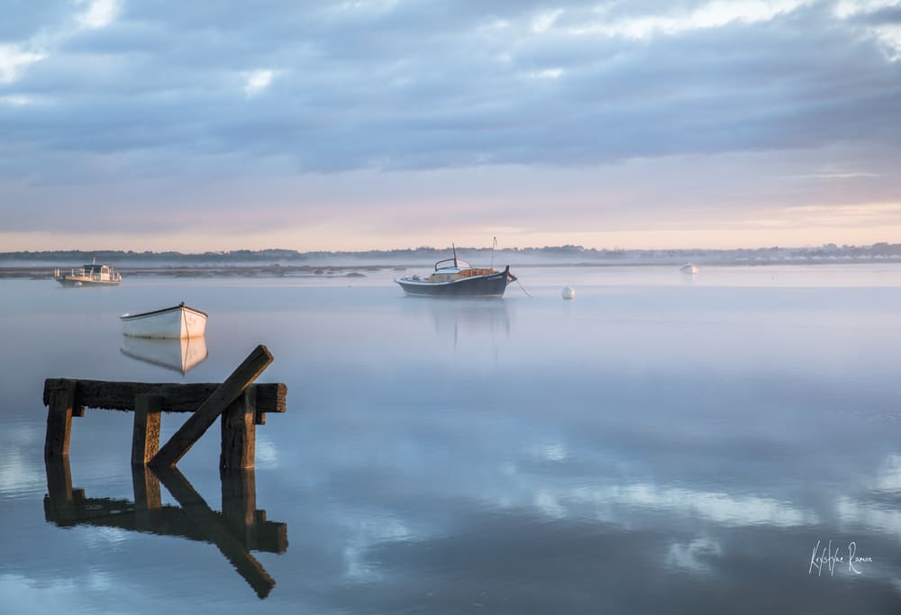 PHOTO CHALAND TEMPS DE POSE JANE DE BOY BASSIN D'ARCACHON KRYSTYNE RAMON