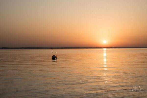 PHOTO COUCHE DE SOLEIL ARES BASSIN D'ARCACHON KRYSTYNE RAMON